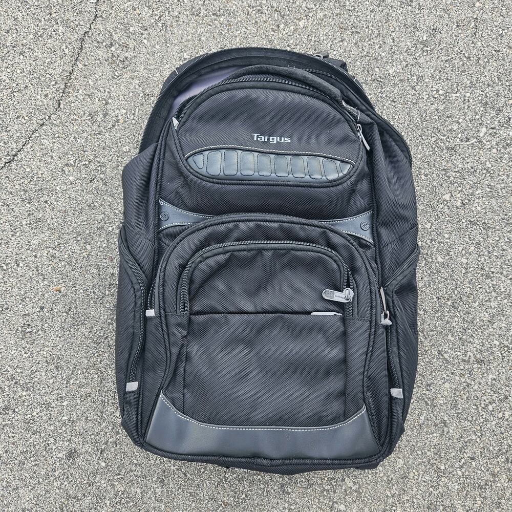 Targus Legend IQ Backpack 15.6" 16" Laptop Bag Business Travel Black TSB705US